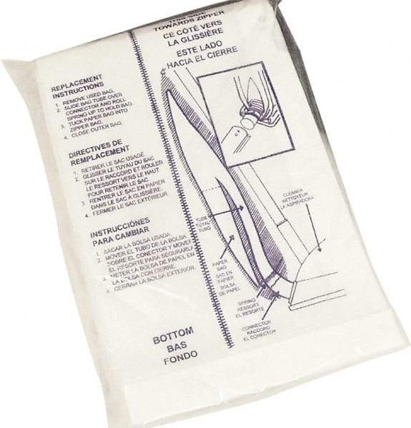 Clarke - Paper Vacuum Bag - For Reliavac Upright Vacuums - Exact Industrial Supply