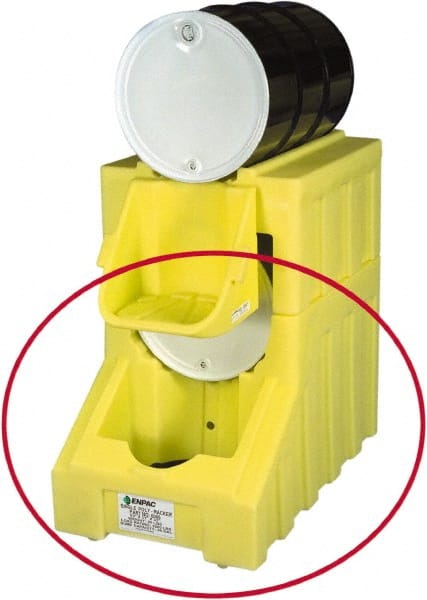 Enpac - Drum Dispensing & Collection Workstations Type: Dispensing Station Drum Cradle Number of Drums: 2 - Exact Industrial Supply