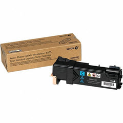 Xerox - Cyan Toner Cartridge - Use with Xerox Phaser 6500, WorkCentre 6505 - Exact Industrial Supply