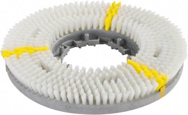 Carlisle - Rotary Brush - 16" Machine, 1-1/2" Trim Length, White Pad, Nylon - Exact Industrial Supply