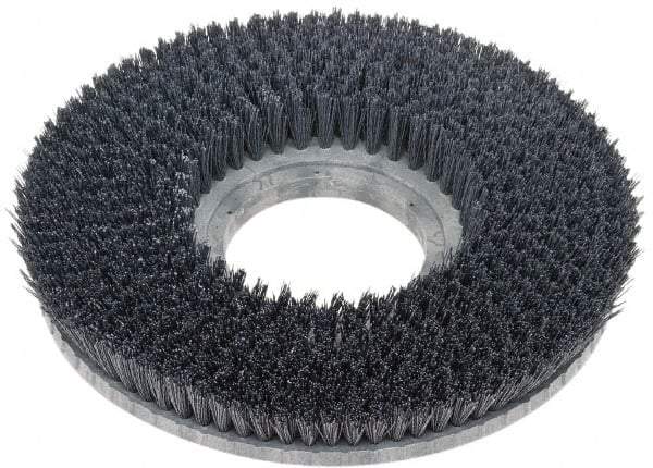 Clarke - 14" Diam Scrubbing Brush - 14" Machine, Black Pad, Polypropylene - Exact Industrial Supply