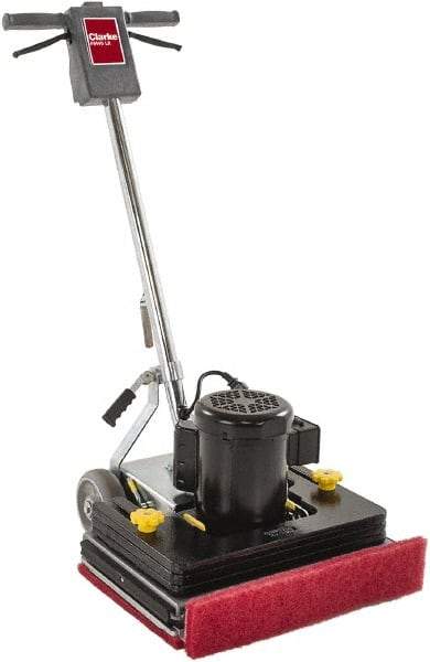 Clarke - 20" Cleaning Width, Electric Multi Purpose Floor Machine - 1.5 hp, 3,450 RPM - Exact Industrial Supply