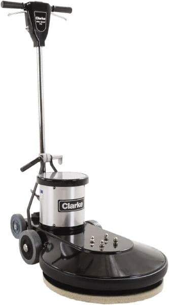Clarke - 20" Cleaning Width, Electric Floor Polisher - 1.5 hp, 1,500 RPM - Exact Industrial Supply