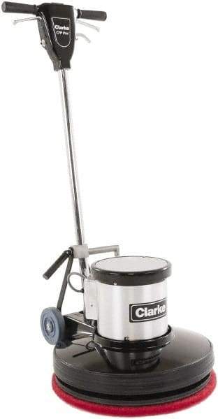 Clarke - 20" Cleaning Width, Electric Multi Purpose Floor Machine - 1.5 hp, 185 RPM - Exact Industrial Supply