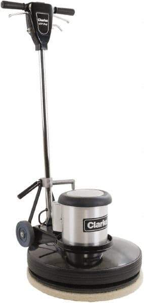 Clarke - 20" Cleaning Width, Electric Multi Purpose Floor Machine - 1.5 hp, 175 RPM - Exact Industrial Supply