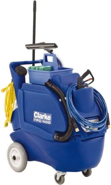 Clarke - 12" Cleaning Width, Electric Multi Purpose Floor Machine - 81" Water Lift, 20 Gal Tank Capacity - Exact Industrial Supply