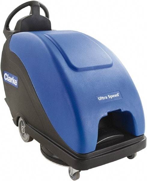 Clarke - 20" Cleaning Width, Battery Powered Floor Polisher - 2.5 hp, 2,000 RPM - Exact Industrial Supply