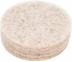 Clarke - 26" Diam Floor Pad - 13" Machine, White Pad, Polyester - Exact Industrial Supply