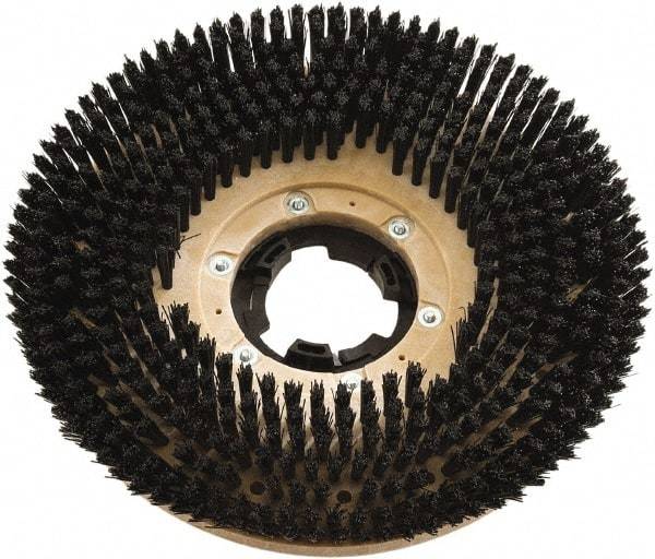 Clarke - 17" Diam Scrubbing Brush - 17" Machine, Black Pad, Polypropylene - Exact Industrial Supply