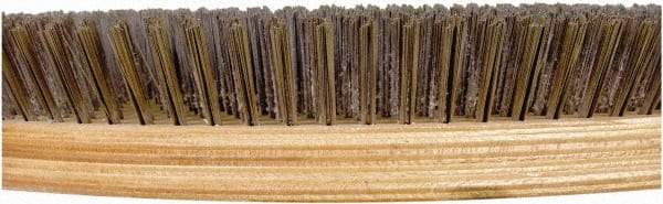 Clarke - 17" Diam Scrubbing Brush - 17" Machine, Black Pad, High Carbon Steel - Exact Industrial Supply