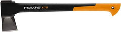 Fiskars - 3 Lb Head Michigan-Style Axe - 27" OAL, Nylon/Fiberglass Composite Comfort Grip Handle - Exact Industrial Supply