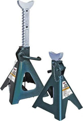 Safeguard - 12,000 Lb Capacity Jack Stand - 15-3/4 to 24-3/8" High - Exact Industrial Supply