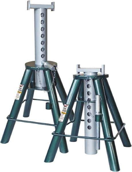 Safeguard - 20,000 Lb Capacity Jack Stand - 18-15/16 to 30-1/2" High - Exact Industrial Supply