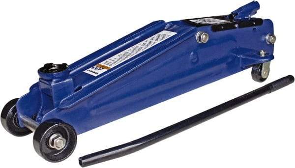 StrongHold - 2.5 Ton Capacity Hydraulic Jack - 5-7/8 to 20-7/8" High - Exact Industrial Supply