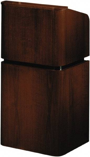 Oklahoma Sound - Wood Full Floor Lectern - 20-1/2" Deep x 24" Wide x 48" High - Exact Industrial Supply