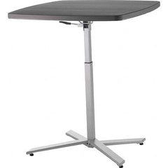 National Public Seating - Stationary Tables Type: Breakroom Material: HDPE Blow Molded Plastic; Steel - Exact Industrial Supply
