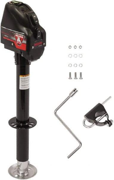 Bulldog - Powered A-Frame Tongue Jack - 4,000 Lb Load Capacity - Exact Industrial Supply