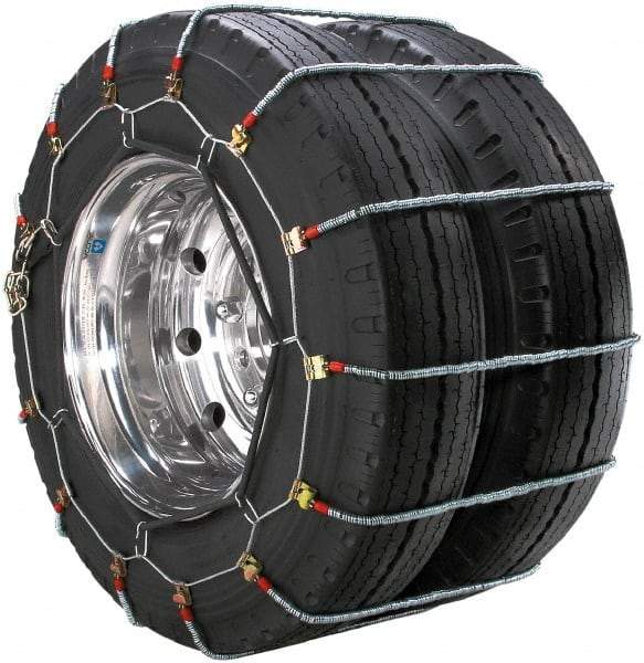 Peerless Chain - Dual Axle Tire Chains - For Use with 8.25-20, 9-22.5, 235/80-22.5, 245/80-22.5, 255/70-22.5, 255/75-22.5 - Exact Industrial Supply