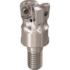 Seco - R217.21.RE 10mm Threaded Shank Milling Tip Insert Holder & Shank - 1.102362" Projection, 1" Neck Diam, M10 Neck Thread, 20mm Nose Diam, 28mm OAL, Tool Steel Tool Holder - Exact Industrial Supply