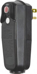 Tower - 0 Outlet, 125 Volt, 15 Amp Rating, Right Angle, Commercial, Industrial GFCI - Cordless - Exact Industrial Supply