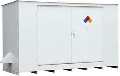 Enpac - Outdoor Safety Storage Buildings Number of Drums: 12 Fire Rated: Yes - Exact Industrial Supply