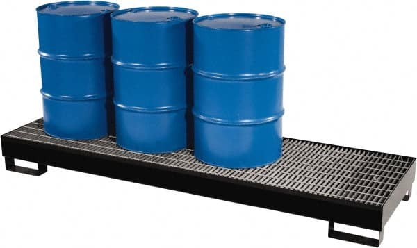 Enpac - Spill Pallets, Platforms, Sumps & Basins Type: Spill Deck or Pallet Number of Drums: 4 - Exact Industrial Supply
