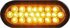 Buyers Products - 6 Flash Rate, Recessed Mount Emergency Strobe Light Assembly - Powered by 12 to 24 Volts, Amber - Exact Industrial Supply