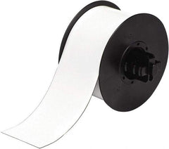 Brady - 2-1/2" Wide x 300" Long, White Magnetic Magnetic Tape - For BBP30 Label Printer, BBP33 Label Printer, BBP35 Multicolor Sign & Label Printer, BBP37 Color & Cut Sign & Label Printer, BradyPrinter S3100, BBP31 Sign & Label Printer - Exact Industrial Supply