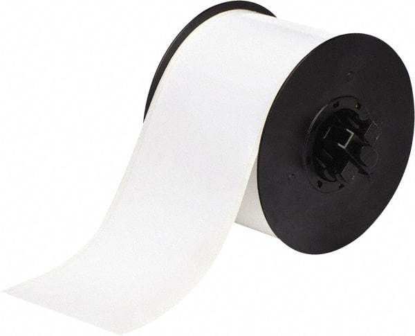 Brady - 3" Wide x 1,200" Long, White Vinyl Tape - For BBP30 Label Printer, BBP33 Label Printer, BBP35 Multicolor Sign & Label Printer, BBP37 Color & Cut Sign & Label Printer, BradyPrinter S3100, BBP31 Sign & Label Printer - Exact Industrial Supply