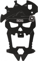 SOG Specialty Knives - 12 Piece, Multi-Tool Set - Black, 2-1/4" OAL, 2-1/4" Closed Length - Exact Industrial Supply