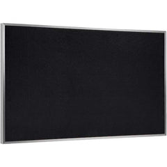 Ghent - Cork Bulletin Boards Style: Recycled Rubber Tack Bulletin Board Color: Black - Exact Industrial Supply