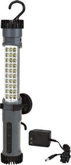 Value Collection - 3.6 Volts, 300 Lumens, Cordless Work Light - Gray/Black, 5 hr Run Time - Exact Industrial Supply