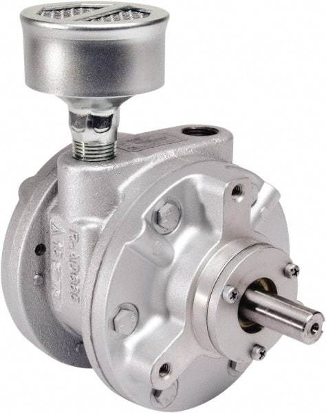 Gast - 4 hp Reversible Face Air Actuated Motor - 0:00 Gear Ratio, 3,000 Max RPM, 1.36" Shaft Length, 5/8" Shaft Diam - Exact Industrial Supply