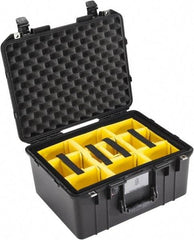Pelican Products, Inc. - 15-51/64" Wide x 10-1/2" High, Aircase w/Divider - Black - Exact Industrial Supply