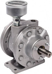 Gast - 5-1/4 hp Reversible Foot Air Actuated Motor - 0:00 Gear Ratio, 2,500 Max RPM, 1-1/2" Shaft Length, 3/4" Shaft Diam - Exact Industrial Supply