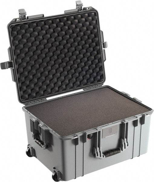 Pelican Products, Inc. - 18-51/64" Wide x 13-1/4" High, Aircase w/Foam - Silver - Exact Industrial Supply