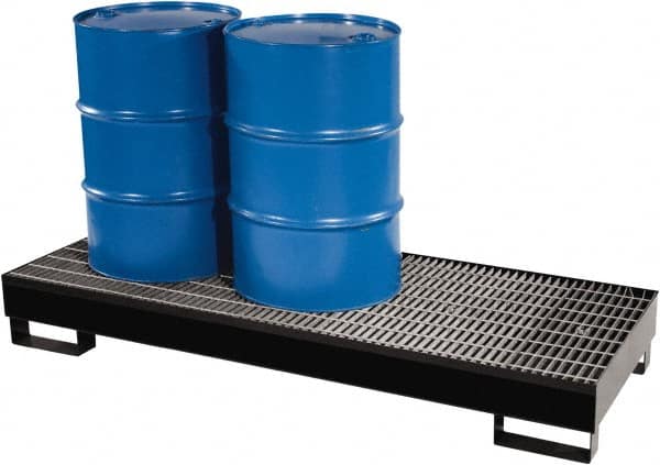 Enpac - Spill Pallets, Platforms, Sumps & Basins Type: Spill Deck or Pallet Number of Drums: 3 - Exact Industrial Supply