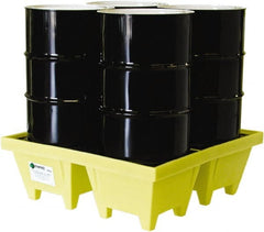 Enpac - Spill Pallets, Platforms, Sumps & Basins Type: Spill Deck or Pallet Number of Drums: 4 - Exact Industrial Supply