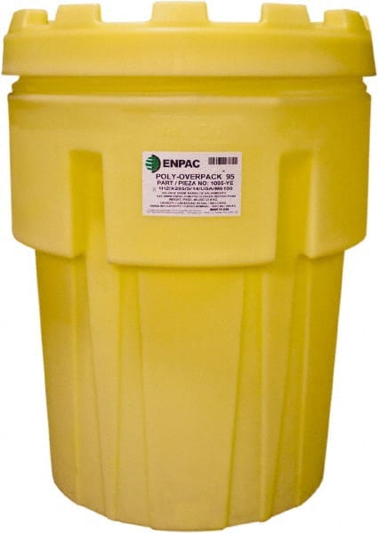 Enpac - Overpack & Salvage Drums Type: Salvage Drum Total Capacity (Gal.): 95.00 - Exact Industrial Supply