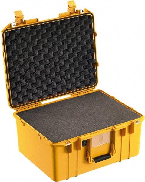 Pelican Products, Inc. - 15-51/64" Wide x 10-1/2" High, Aircase w/Foam - Yellow - Exact Industrial Supply