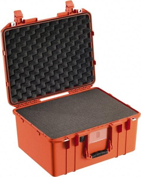 Pelican Products, Inc. - 15-51/64" Wide x 10-1/2" High, Aircase w/Foam - Orange - Exact Industrial Supply