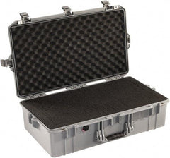 Pelican Products, Inc. - 16-49/64" Wide x 9-1/8" High, Aircase w/Foam - Silver - Exact Industrial Supply