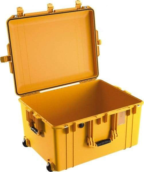 Pelican Products, Inc. - 20-21/32" Wide x 14-7/8" High, Aircase w/Wheels - Orange - Exact Industrial Supply
