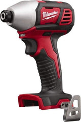 Milwaukee Tool - 18 Volt, 1/4" Drive, 125 Ft/Lb Torque, Cordless Impact Driver - Pistol Grip Handle, 2750 RPM, Lithium-Ion, Bare Tool - Exact Industrial Supply