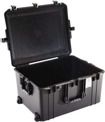 Pelican Products, Inc. - 20-21/32" Wide x 14-7/8" High, Aircase w/Foam & Wheels - Black - Exact Industrial Supply