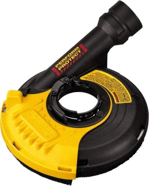 DeWALT - 5" Diam Grinder Dust Shroud - For Use with Dewalt 4 to 5" Grinders - Exact Industrial Supply