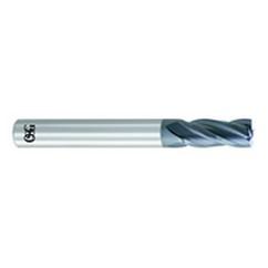 5/8" Dia. - 3-1/2" OAL - Solid Carbide - Square End HP End Mill-  FL - Exact Industrial Supply