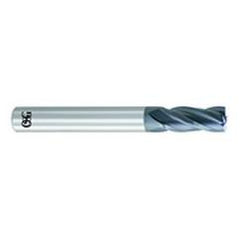 1/4" Dia. - 2-1/2" OAL - Solid Carbide - Square End HP End Mill-  FL - Exact Industrial Supply
