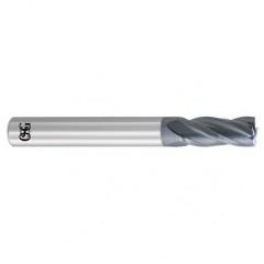 7/32 x 1/4 x 5/8 x 2-1/2 4Fl  Square Carbide End Mill - WXL - Exact Industrial Supply