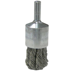 Vortec Pro 3/4″ Knot Wire End Brush, .020″ Steel Fill, 1/4″ Stem, Retail Pack - Exact Industrial Supply